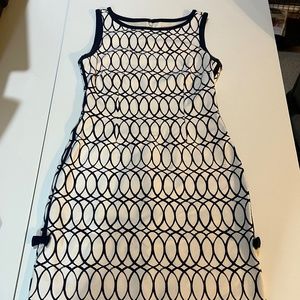 Navy and White Lilly Pulitzer Shift Dress Size XS